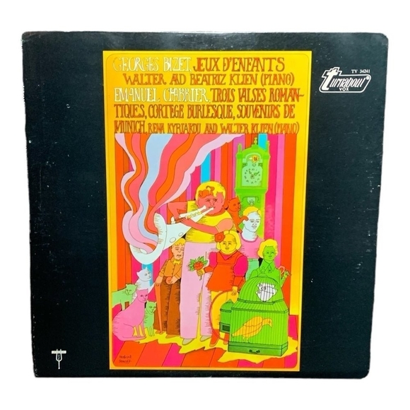 LP Georges Bizet - Jeux Denfants, Trois Valses Romantiques Vinyl Record - Picture 1 of 2